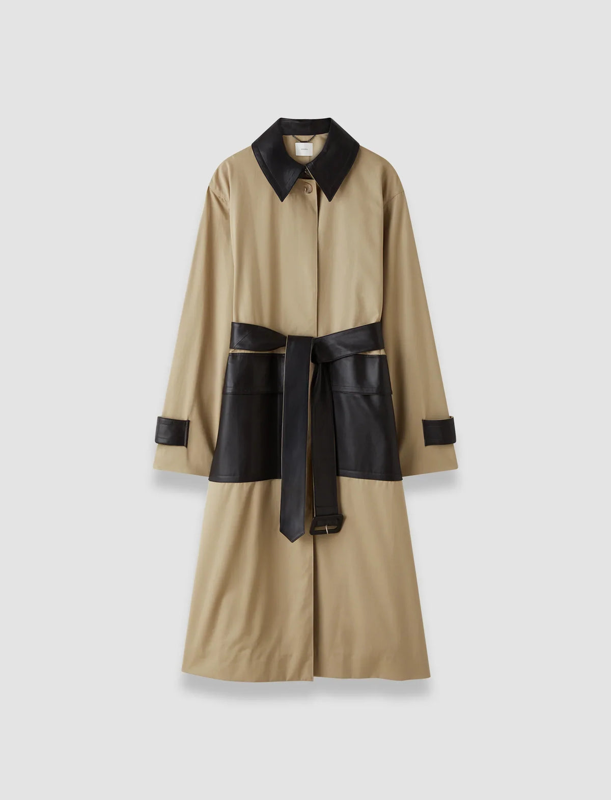 Joseph zaman cotton leather trench coat Tailored Coats