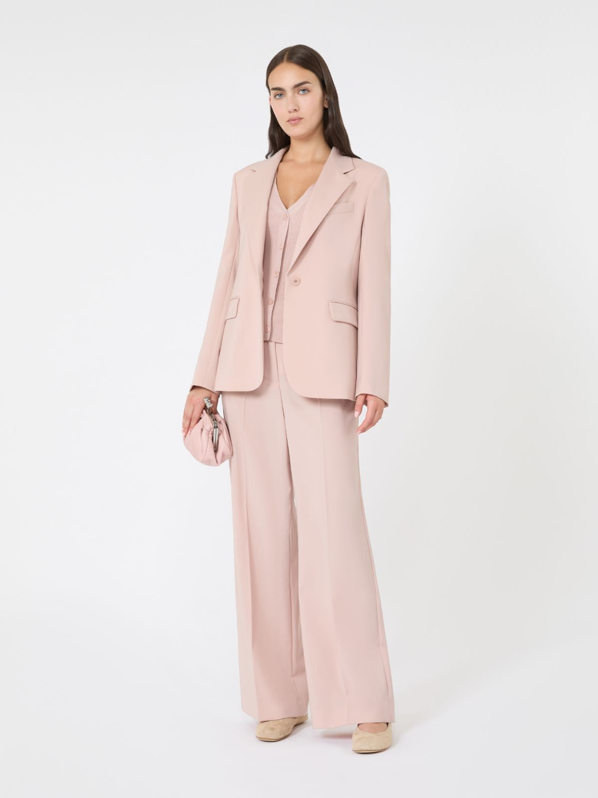 スーツ Weekend Max Mara LAMINE - Natural stretch wool blazer Natural stretch wool blazer, black | Weekend Max Mara
