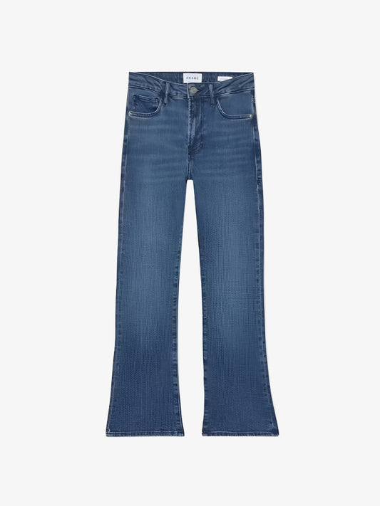 Le crop mini boot jean - medium blue denim Trousers Frame