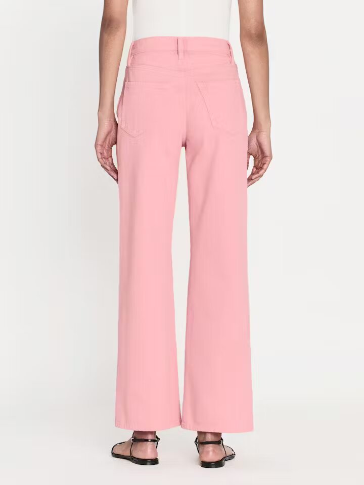 Le jane wide leg crop - washed dusty pink Trousers Frame