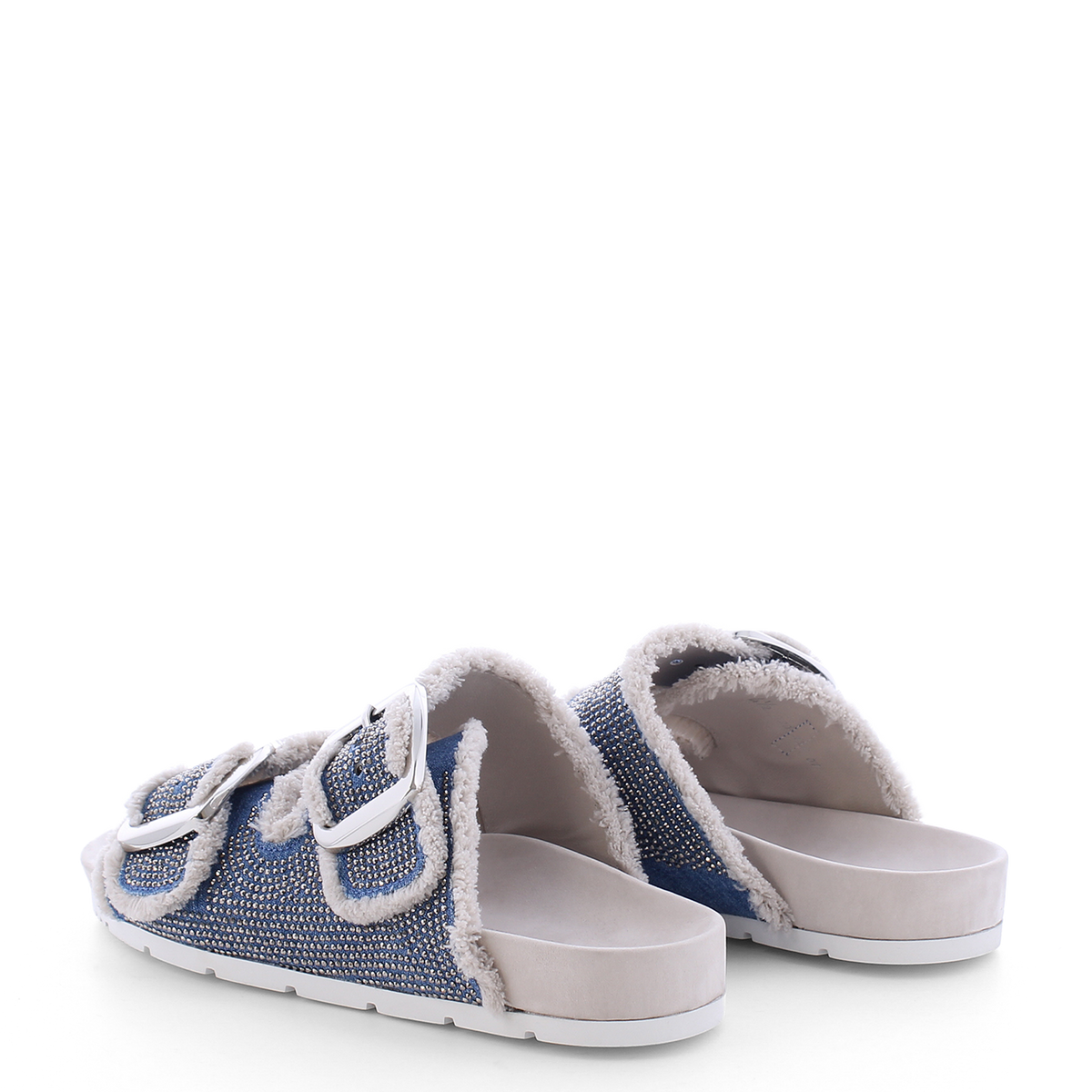 Love sandal blue/ivory sw Shoe Kennel & Schmenger
