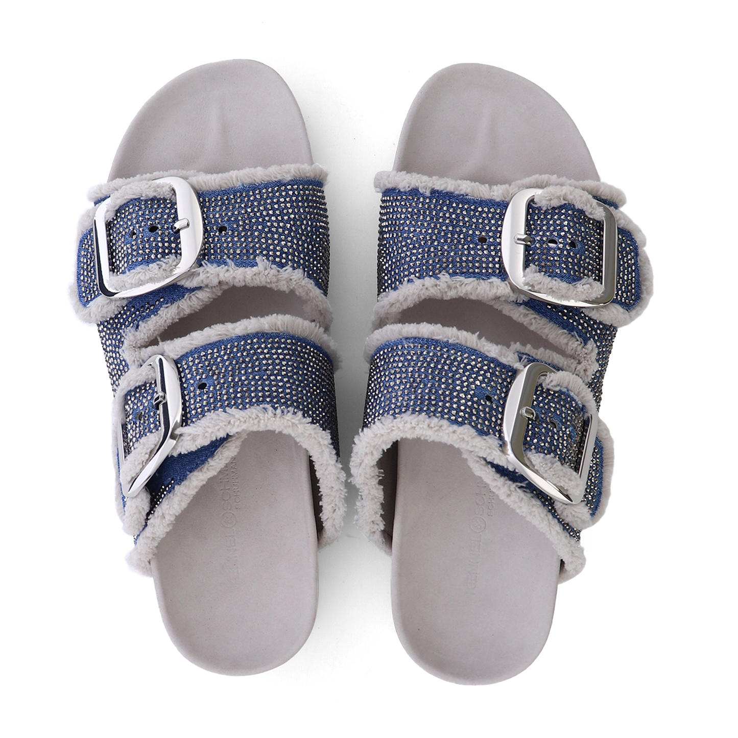 Love sandal blue/ivory sw Shoe Kennel & Schmenger