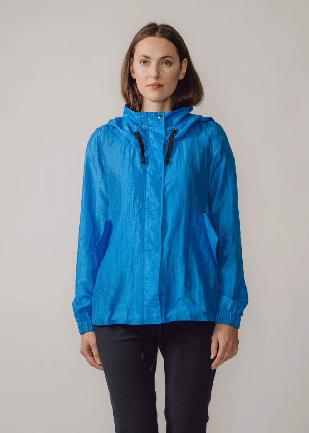 Luisa water repellent jacket blue