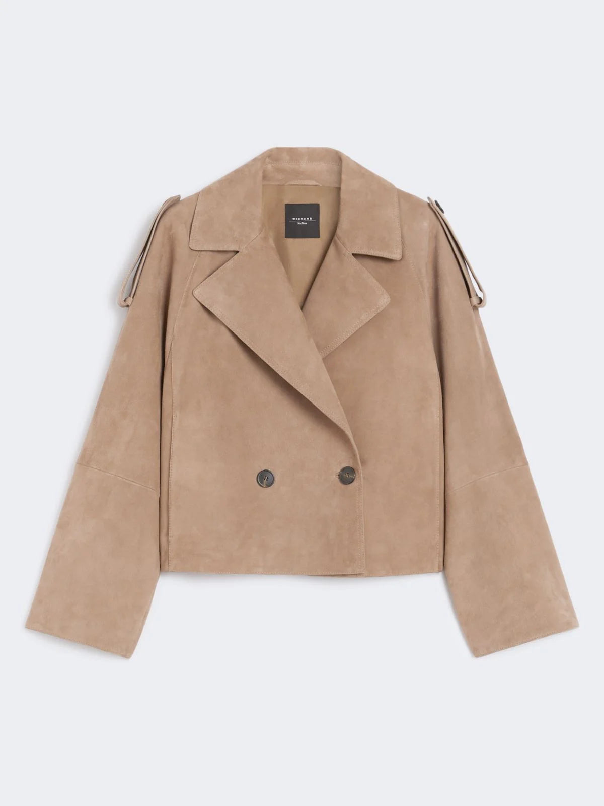Maga short suede trench coat - marron glace Tailored Coats