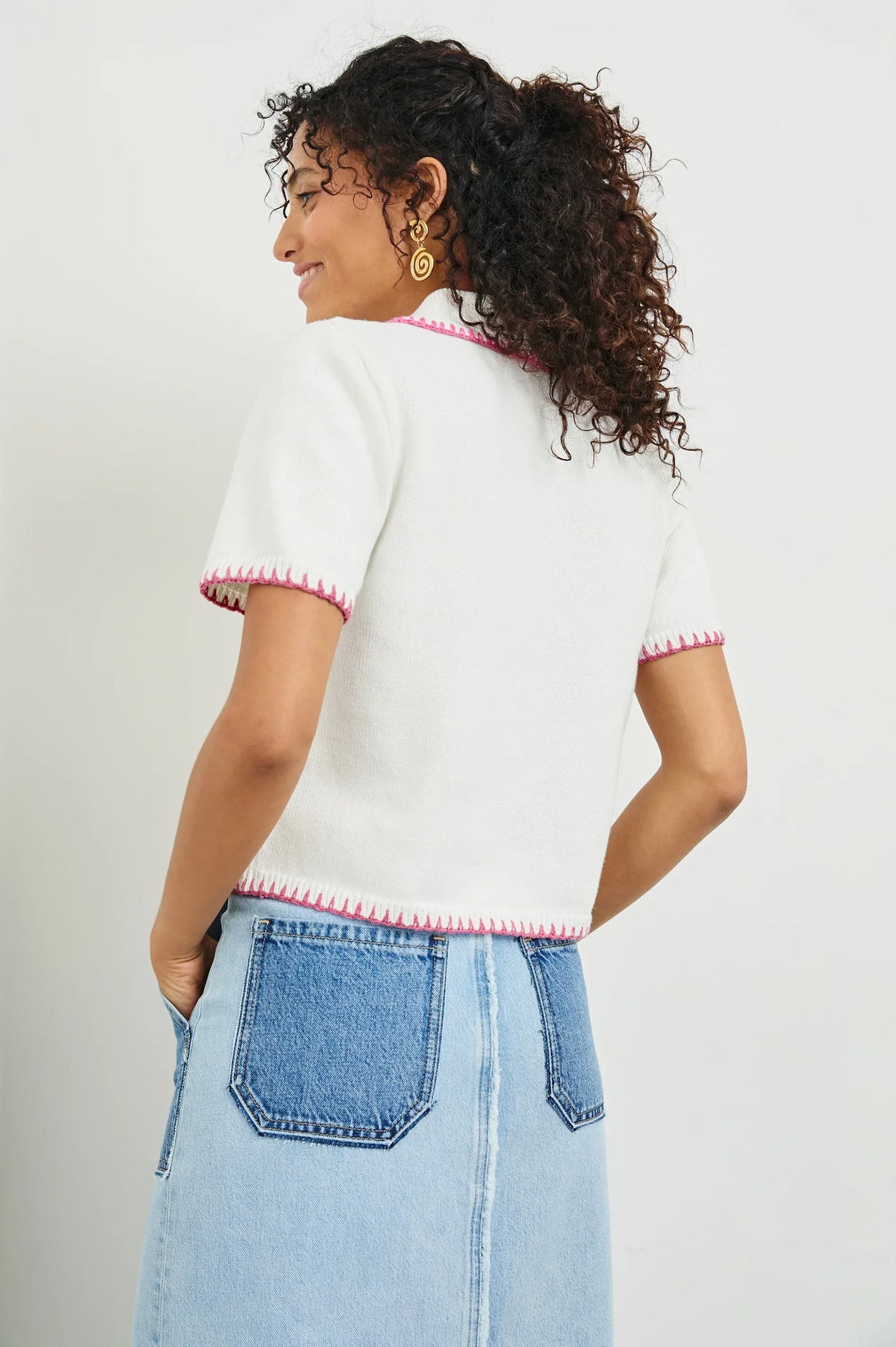 Maliah top - ivory hibiscus T-shirts Rails