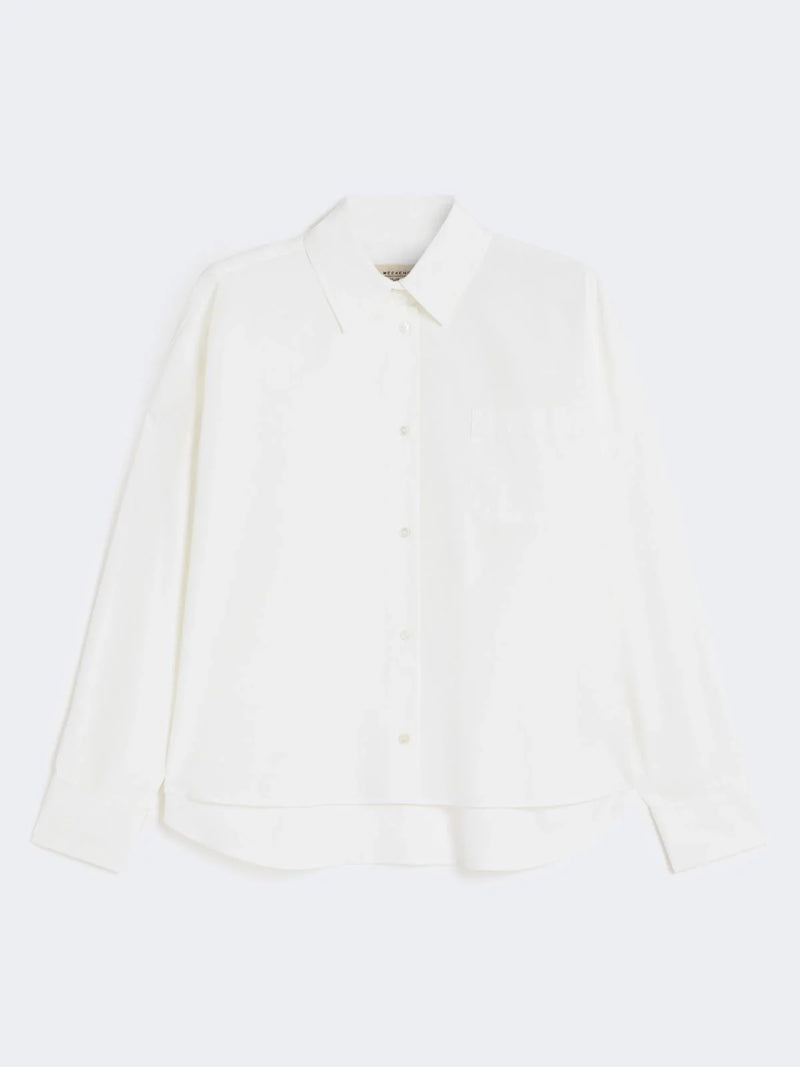 Max mara weekend arturo oversized poplin shirt - white