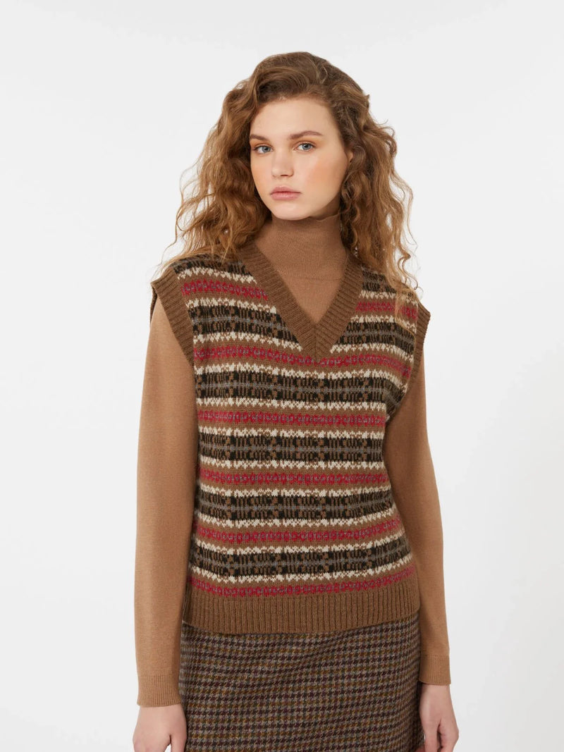 Max mara weekend fleres knitted tank top - camel Tank Top