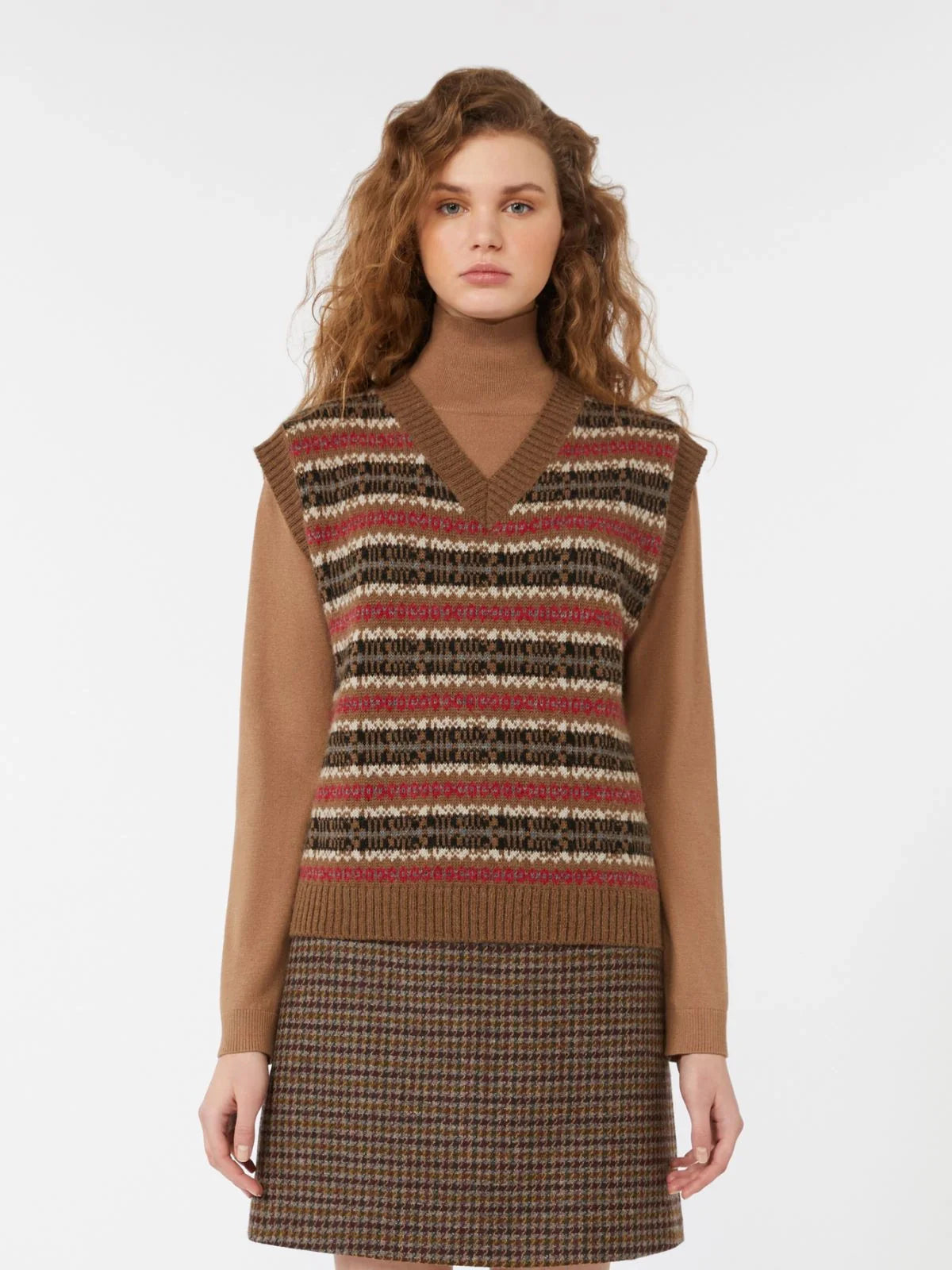 Max mara weekend fleres knitted tank top - camel Tank Top