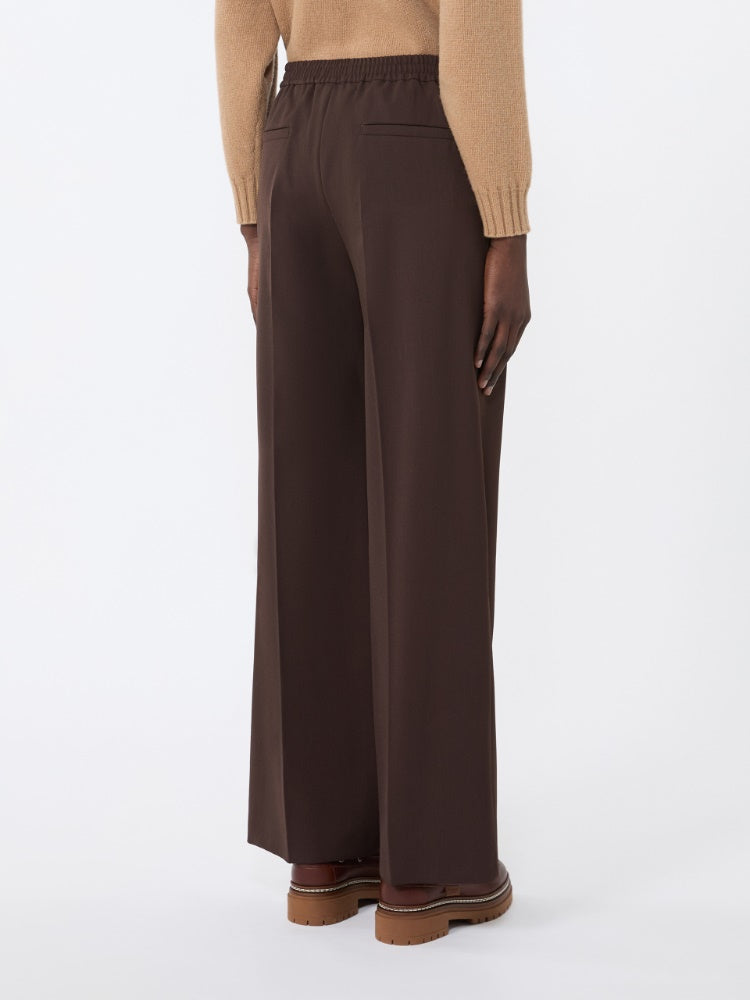 Max mara weekend petra gabardine straight leg trousers