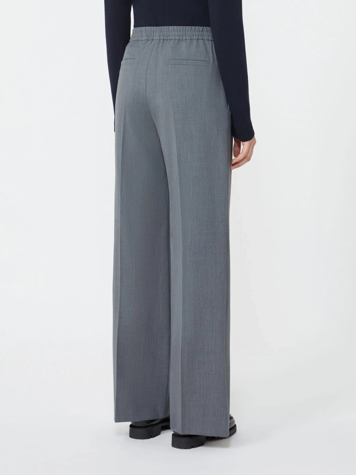 Max mara weekend petra gabardine straight leg trousers