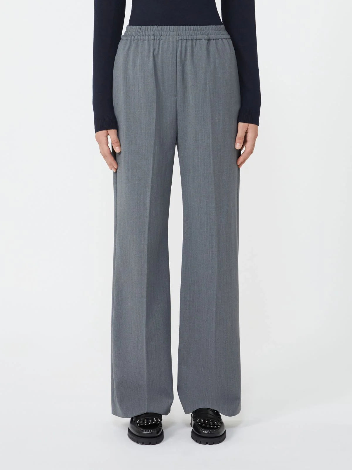 Max mara weekend petra gabardine straight leg trousers