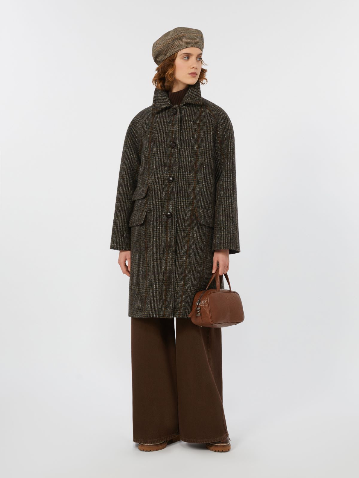 Max mara weekend pitone prince of wales midi coat