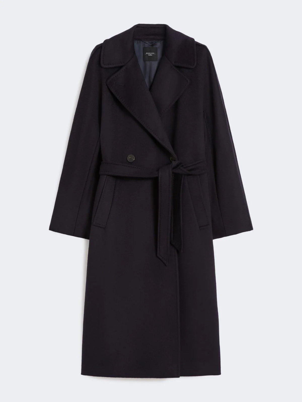 Max mara weekend resina double breasted wool coat - navy