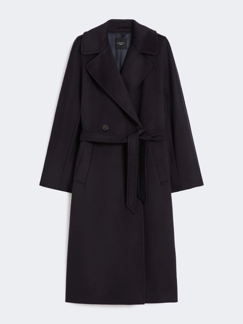 Max mara weekend resina double breasted wool coat - navy