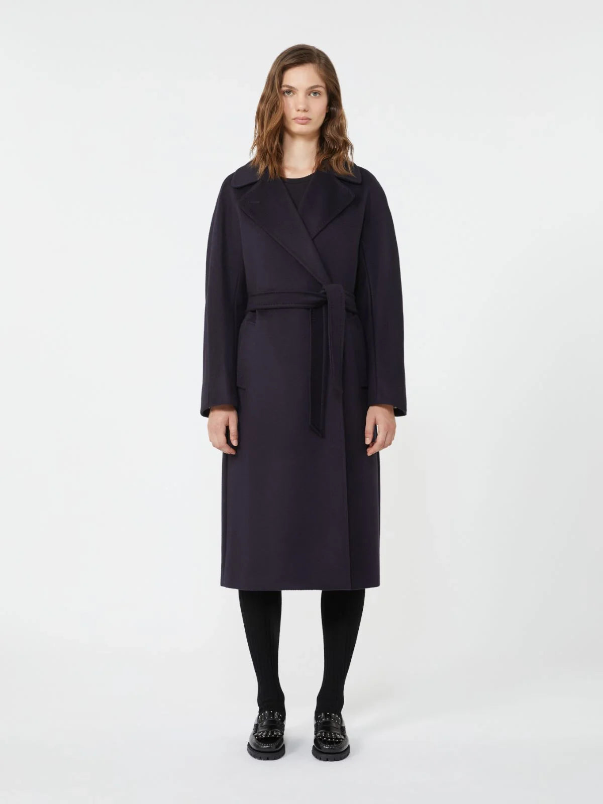 Max mara weekend resina double breasted wool coat - navy