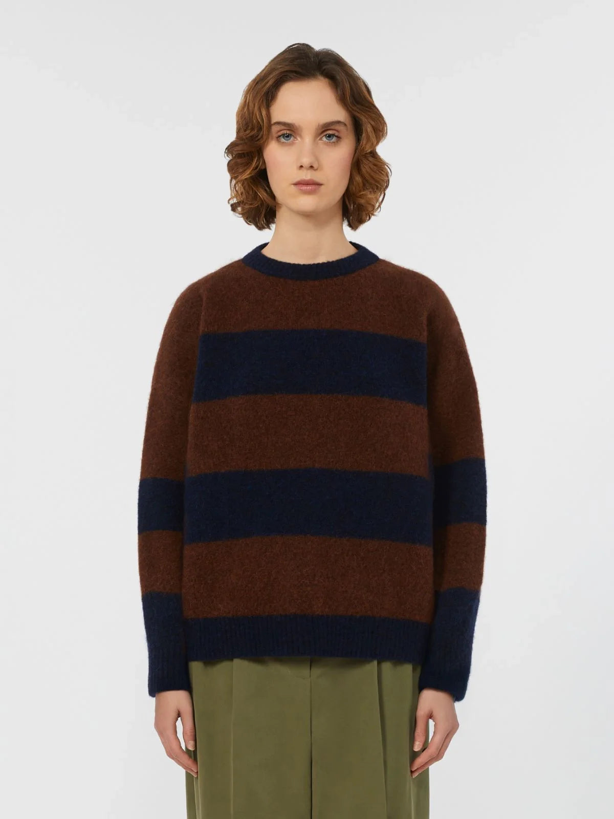 Max mara weekend tuono crew-neck jumper - wine Sweater