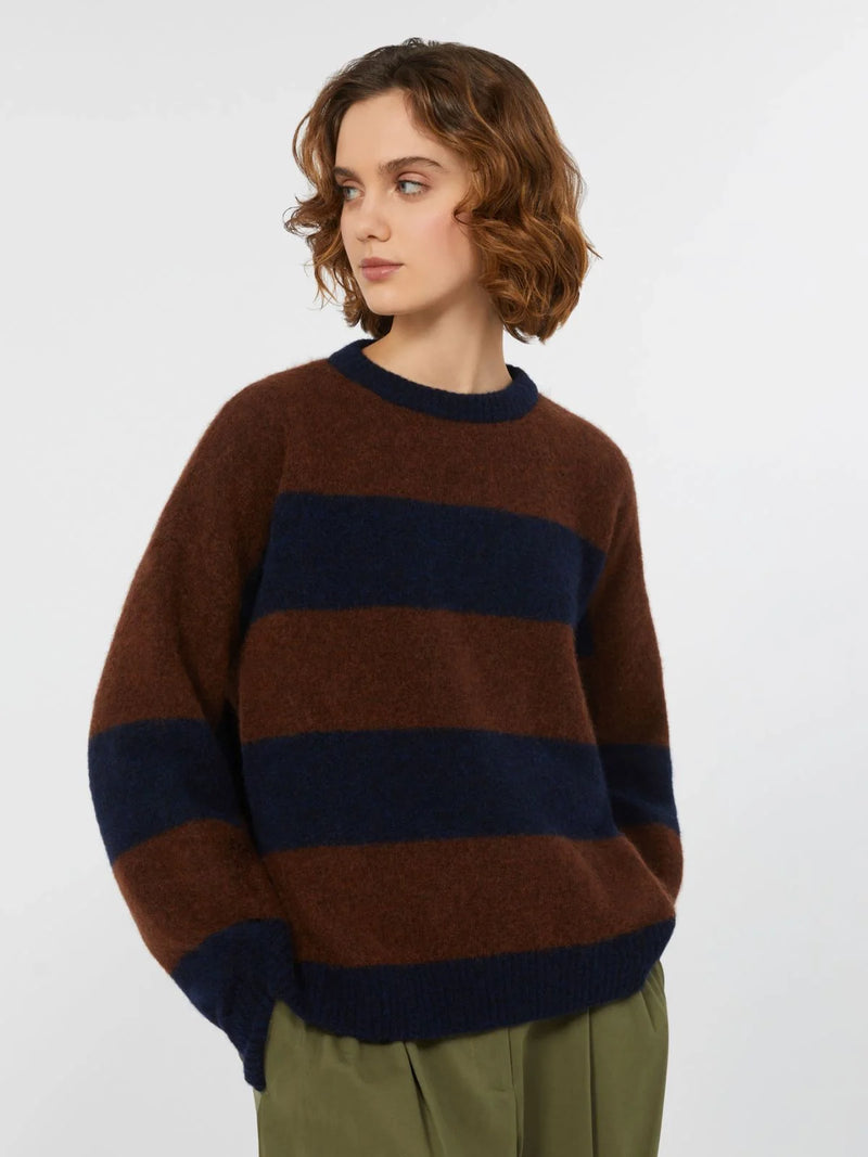 Max mara weekend tuono crew-neck jumper - wine Sweater