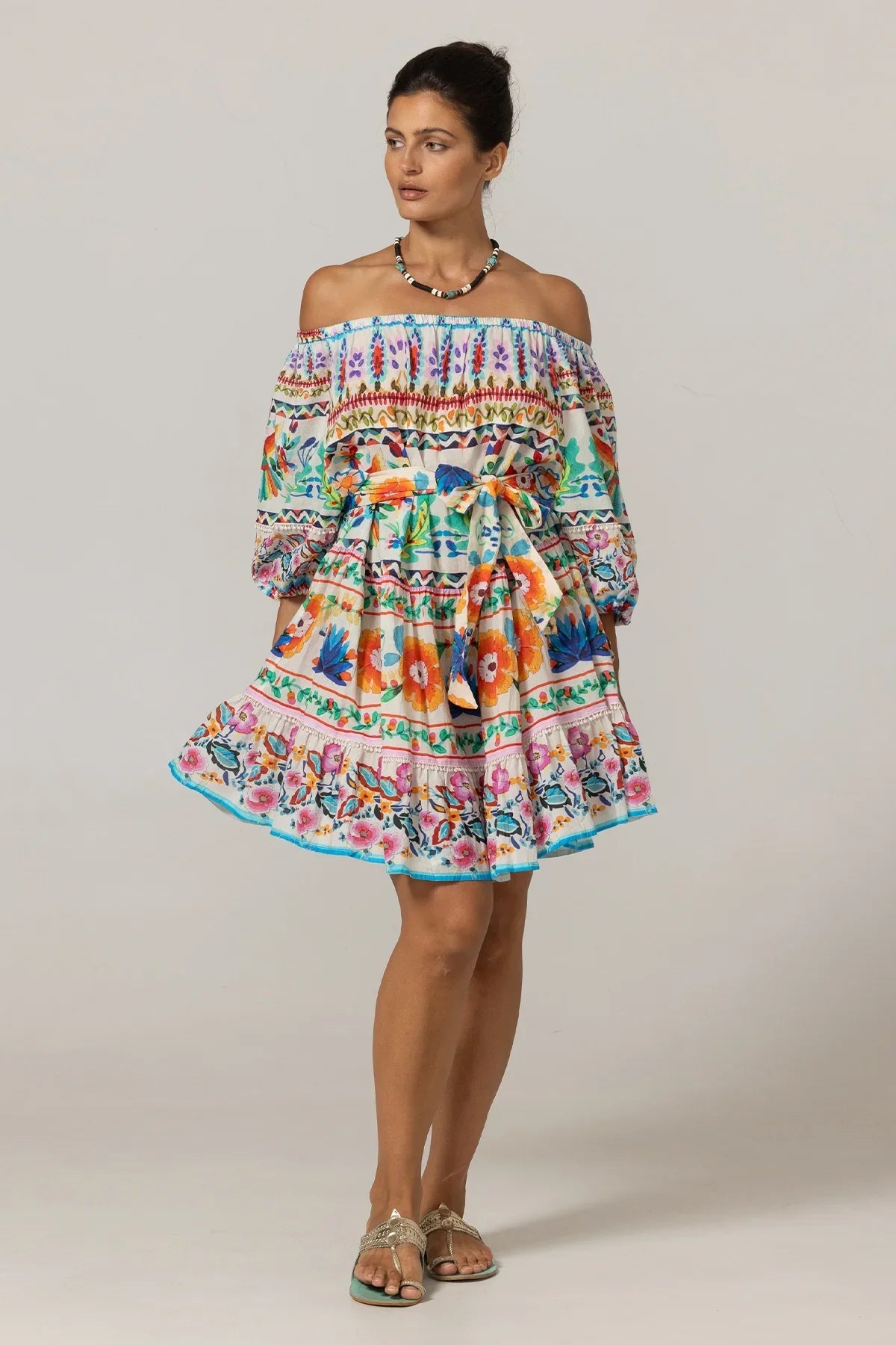 Miss june dalia short dress - multico Dresses Miss June
