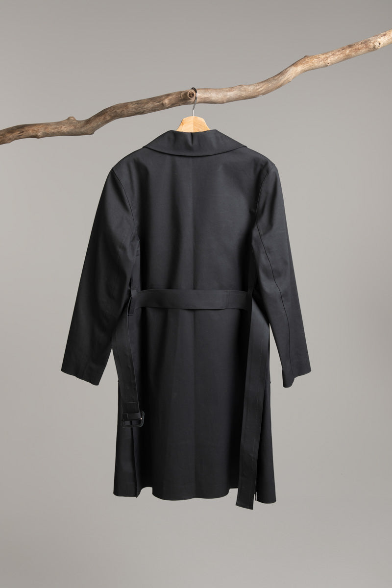 Modern trench | black / taupe Trench Coat Hancock Archive