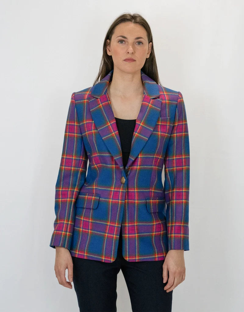 Ladies tartan blazer uk deals