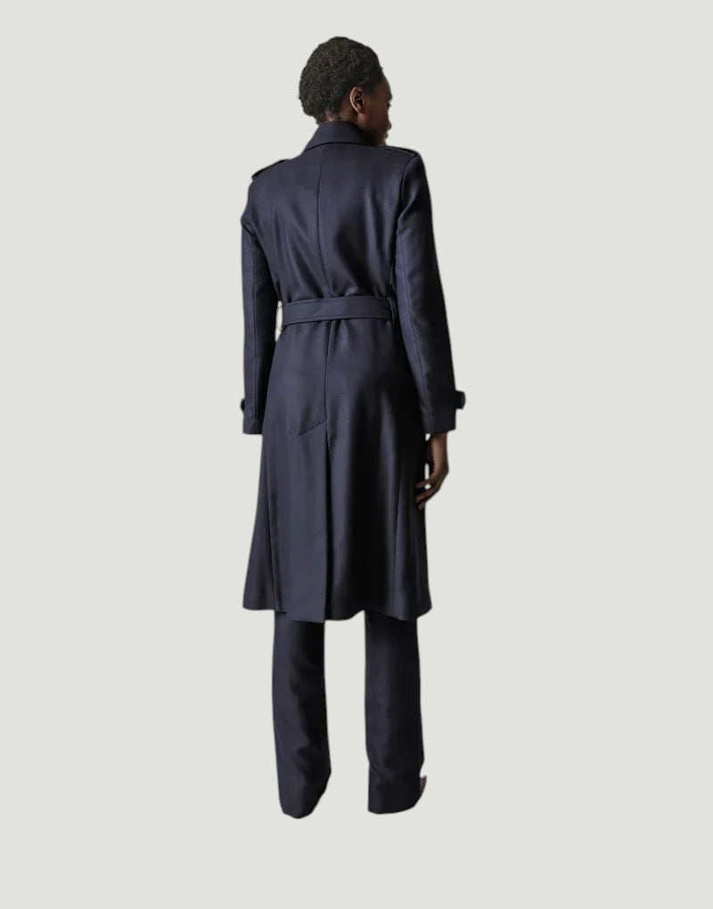 Amelia trench coat - navy loxley Trench Coats Bearco