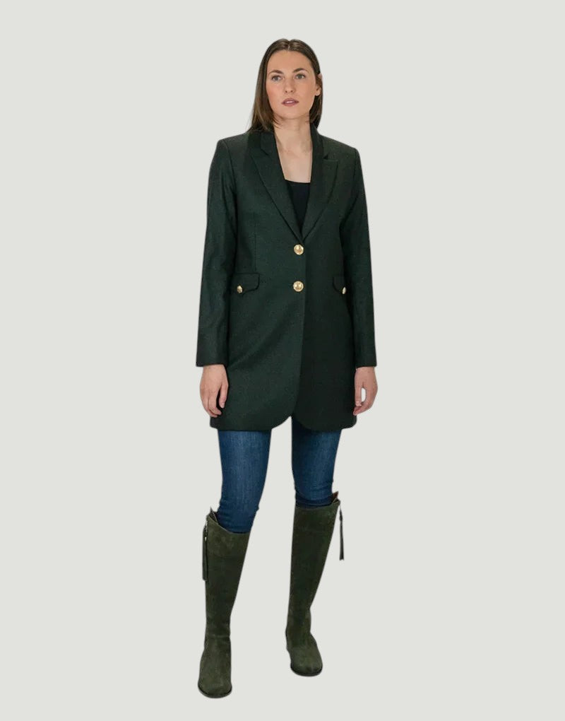 Longline blazer - forest green Blazers Bearco