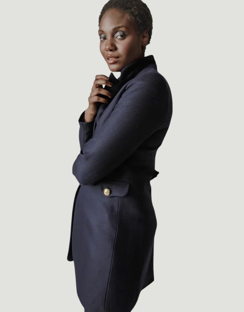 Longline blazer - navy loxley Blazers Bearco