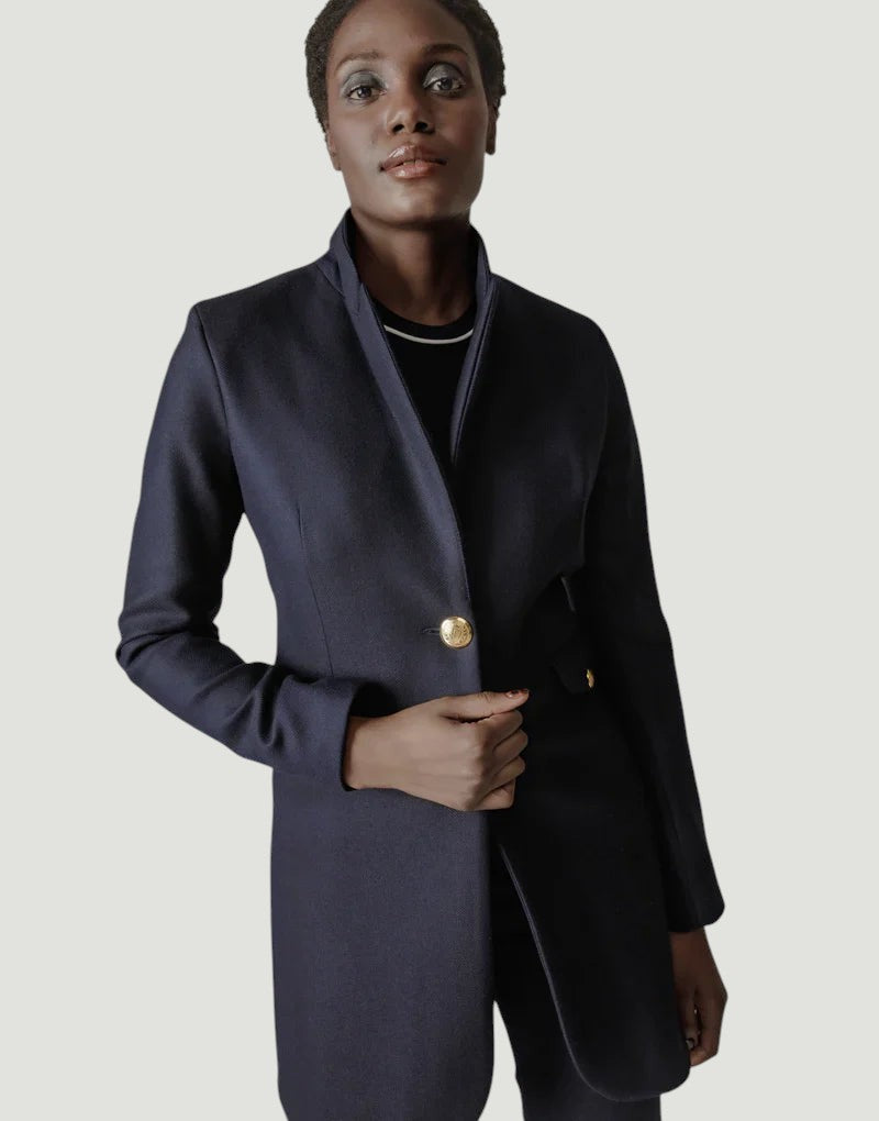 Longline blazer - navy loxley Blazers Bearco