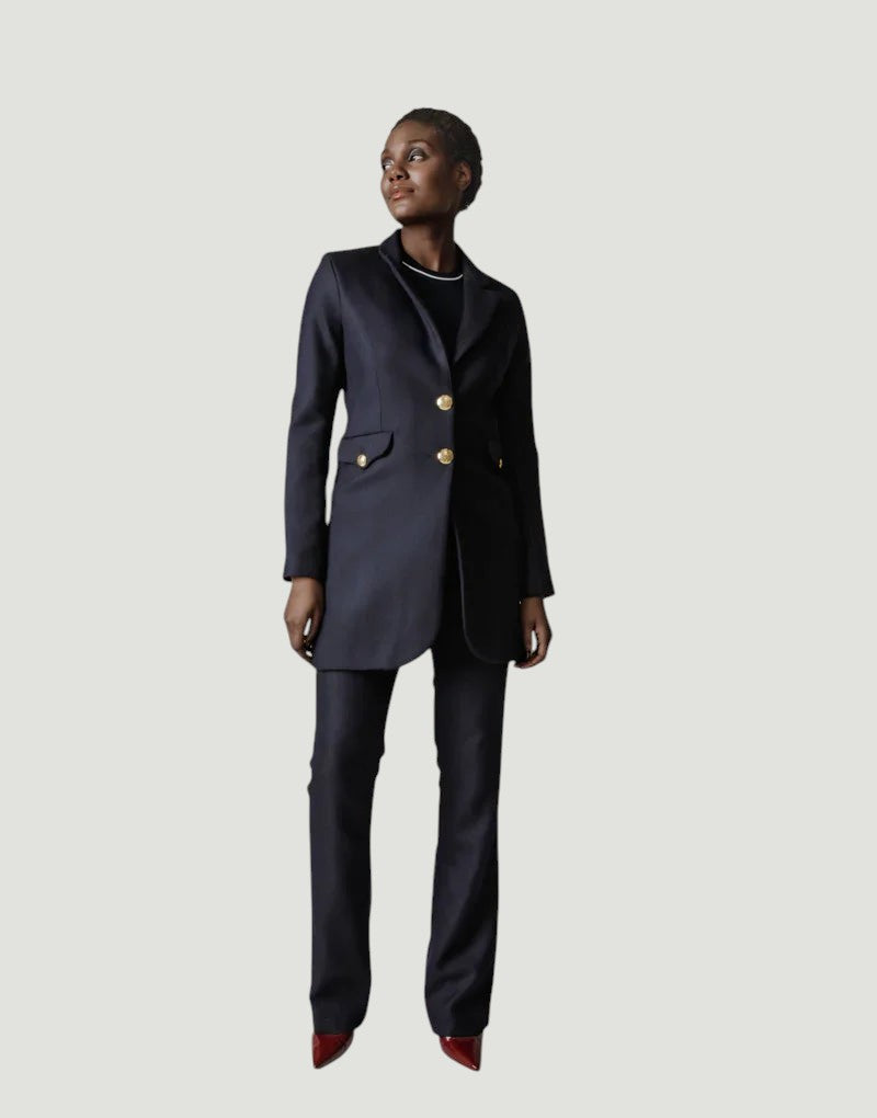 Longline blazer - navy loxley Blazers Bearco