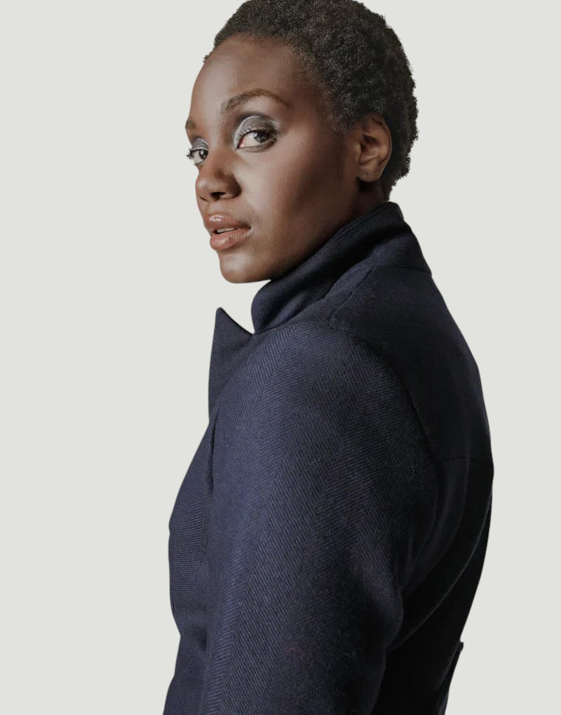 Longline blazer - navy loxley Blazers Bearco
