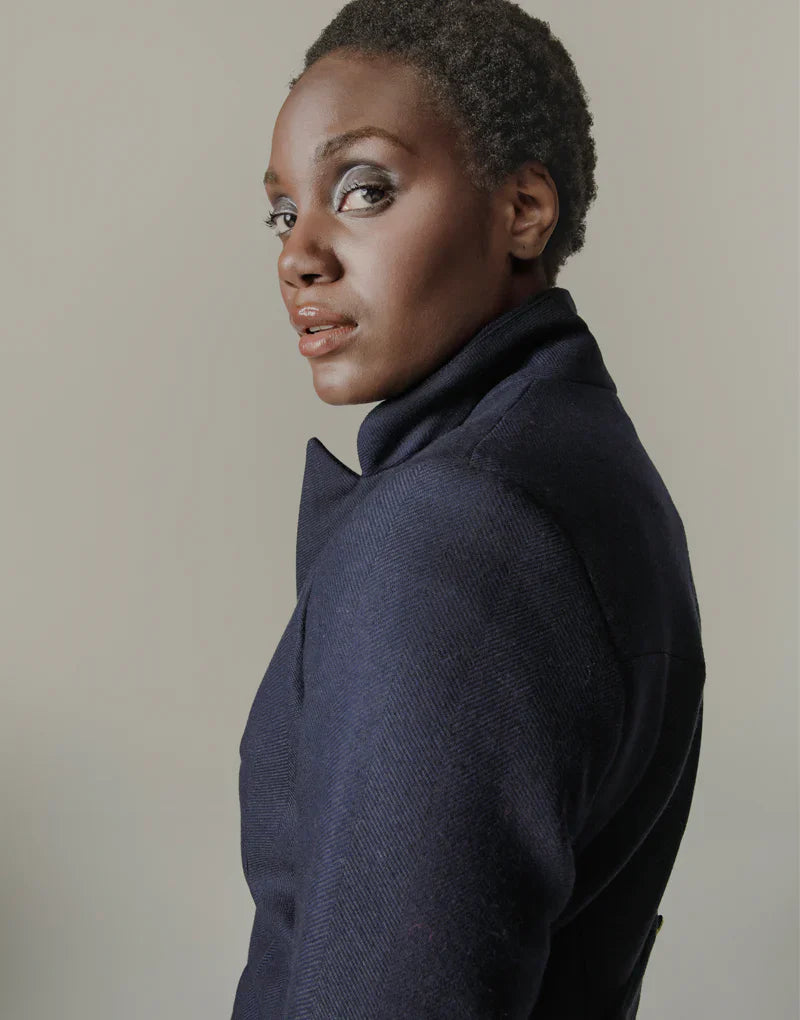 Longline blazer - navy loxley Blazers Bearco