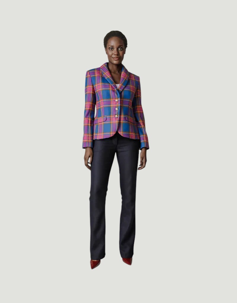 Olivia blazer - modern blair tartan Blazers Bearco