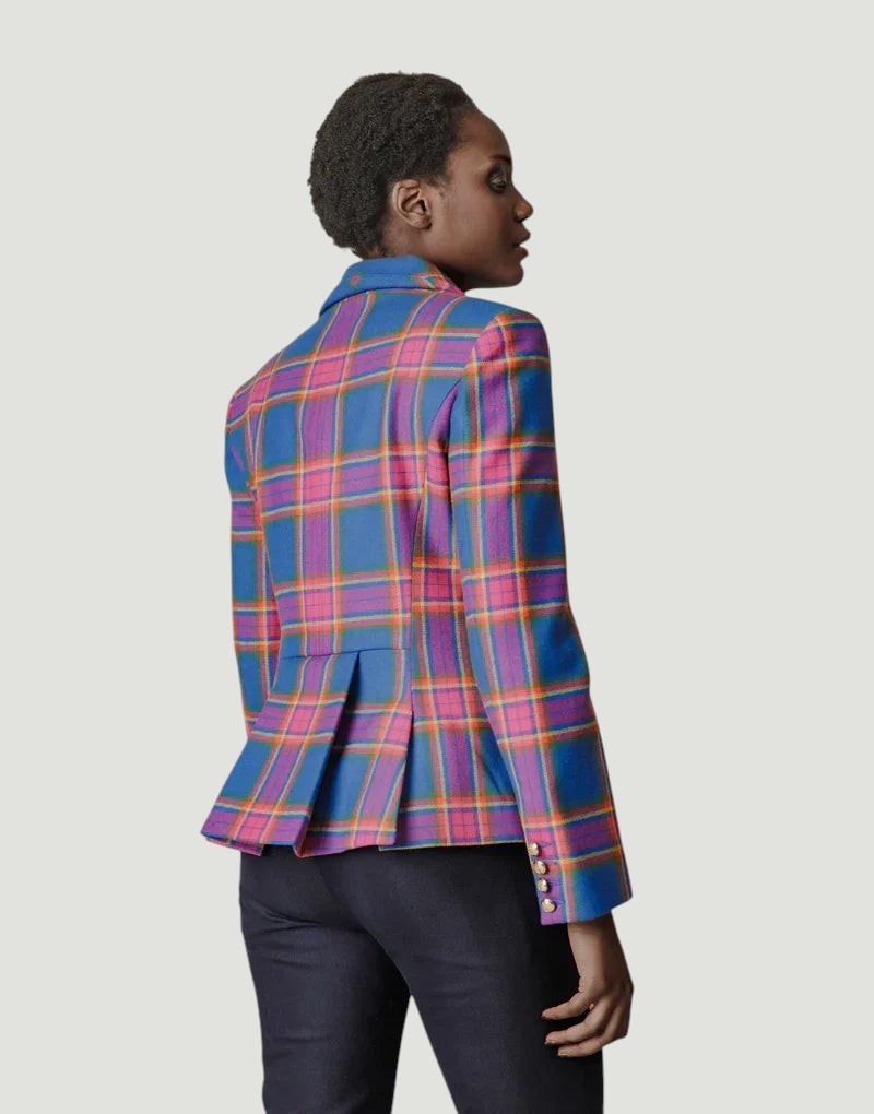 Olivia blazer - modern blair tartan Blazers Bearco