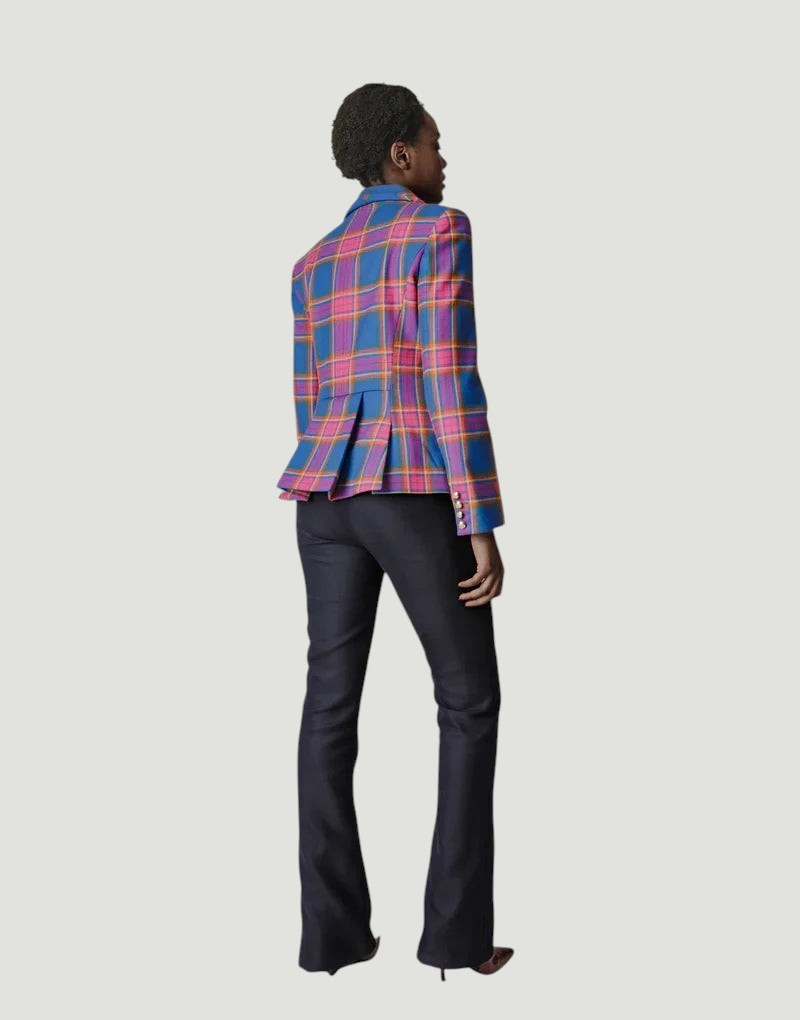 Olivia blazer - modern blair tartan Blazers Bearco