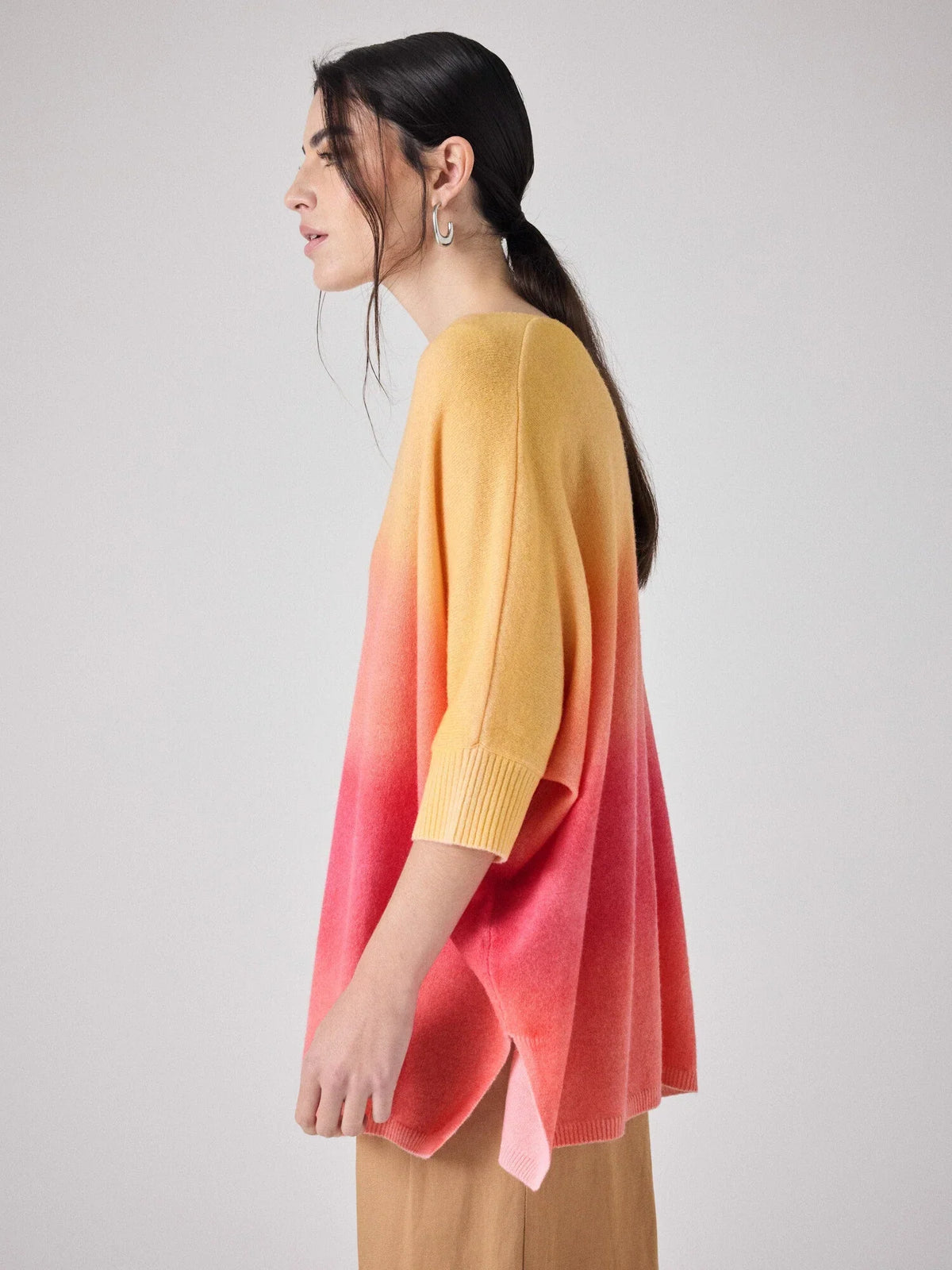 Johanna cashmere jumper - fade / spicy Cashmere Jumper