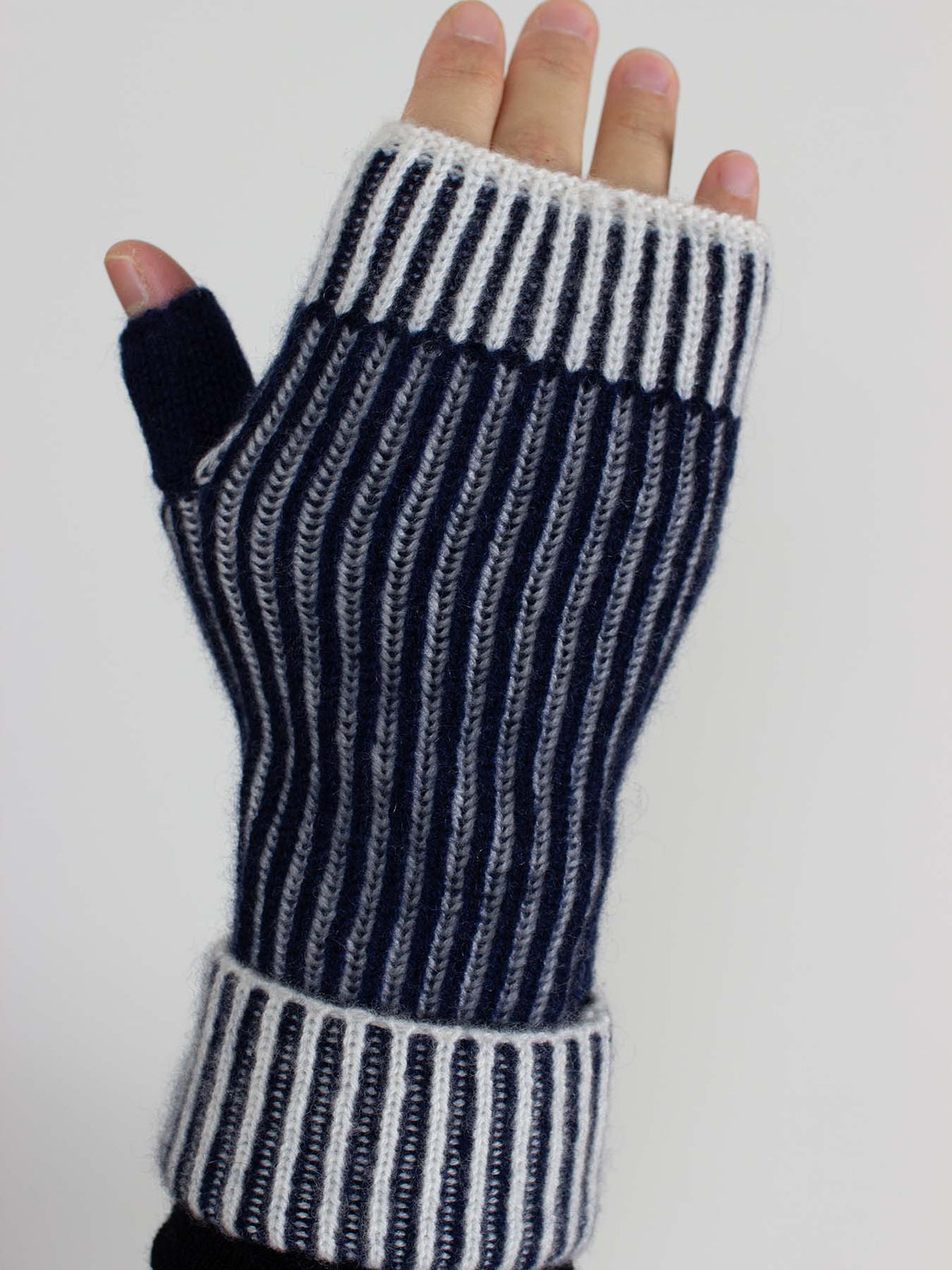 Oats & rice marine cashmere rib hand warmers Gloves Oats &