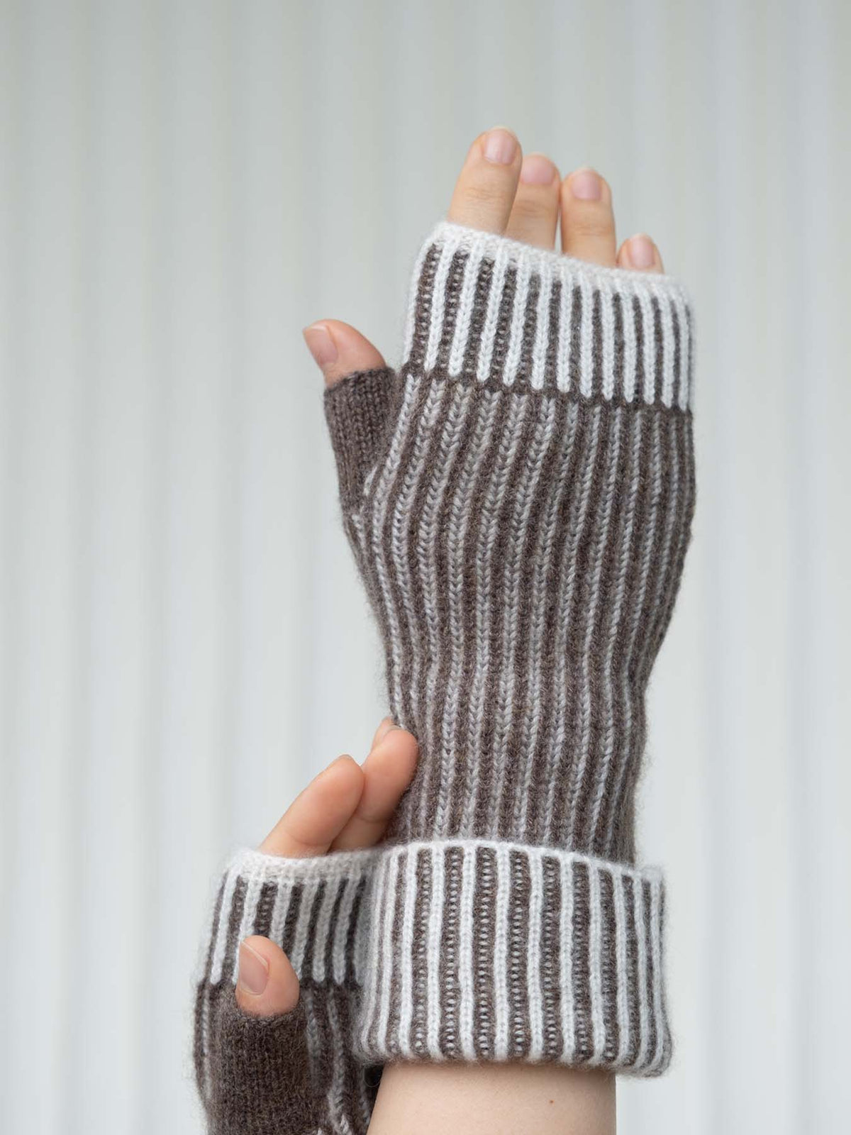 Oats & rice marine cashmere rib hand warmers Gloves Oats &