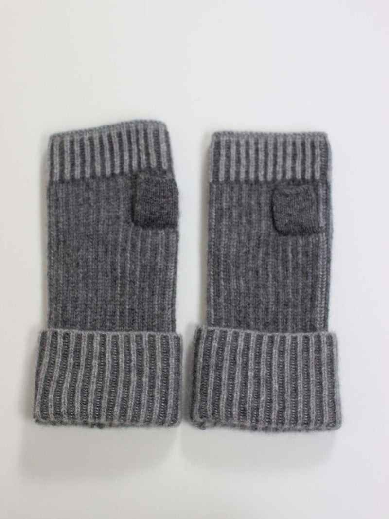Oats & rice marine cashmere rib hand warmers Gloves Oats &