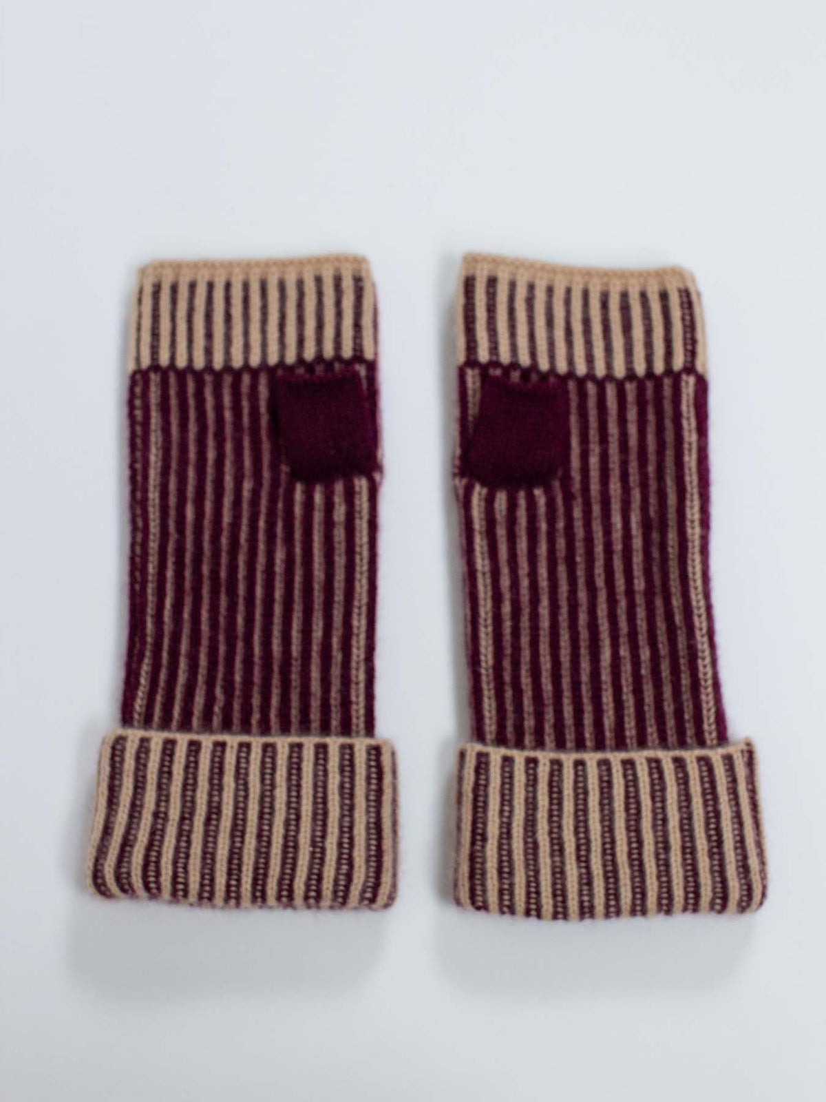 Oats & rice marine cashmere rib hand warmers Gloves Oats &
