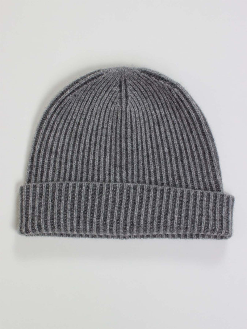 Oats & rice seafarer cashmere ribbed beanie Hats Oats & Rice