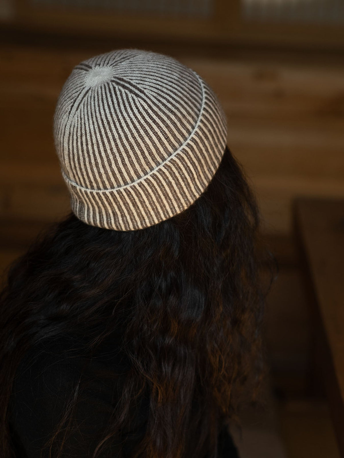 Oats & rice seafarer cashmere ribbed beanie Hats Oats & Rice