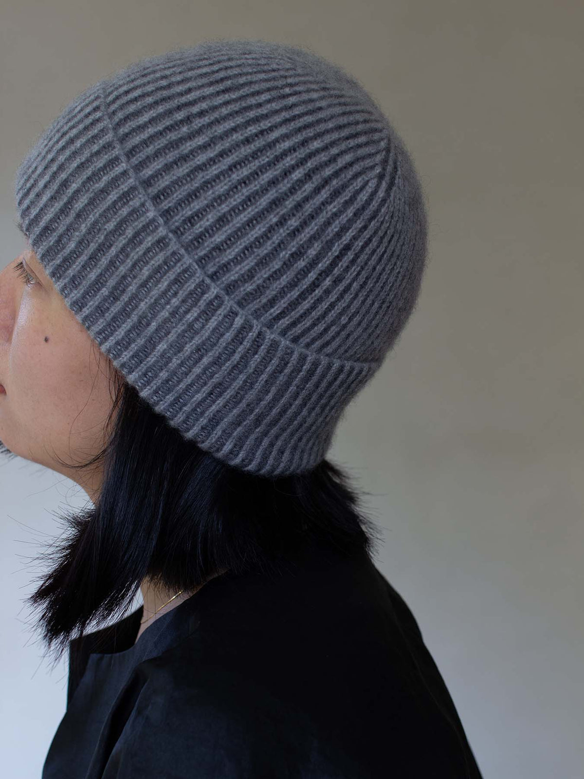 Oats & rice seafarer cashmere ribbed beanie Hats Oats & Rice