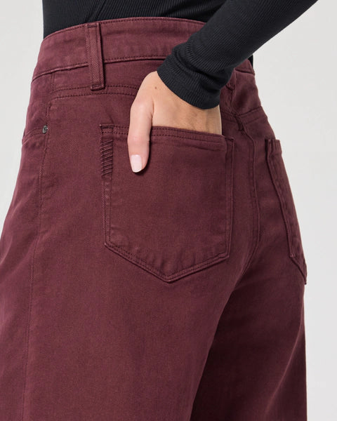 Paige anessa 31 wide leg jean - vintage dark oxblood Jeans