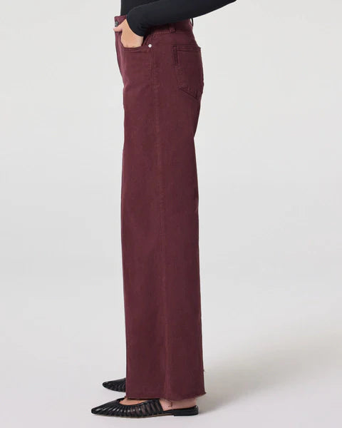 Paige anessa 31 wide leg jean - vintage dark oxblood Jeans