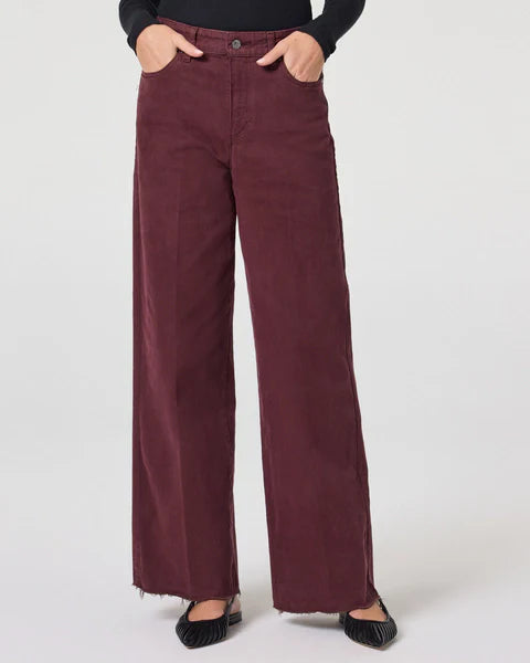 Paige anessa 31 wide leg jean - vintage dark oxblood Jeans