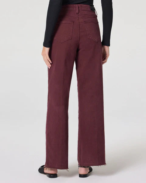 Paige anessa 31 wide leg jean - vintage dark oxblood Jeans