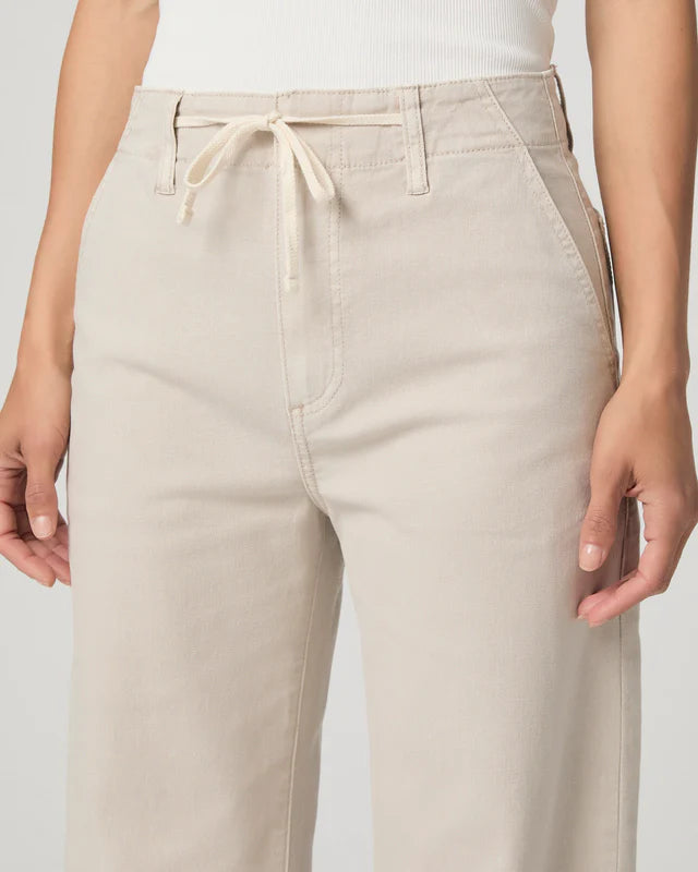 Paige arellia ankle barrel leg jean - vintage pumice stone