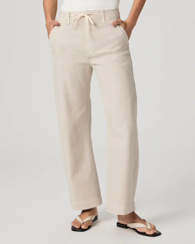Paige arellia ankle barrel leg jean - vintage pumice stone