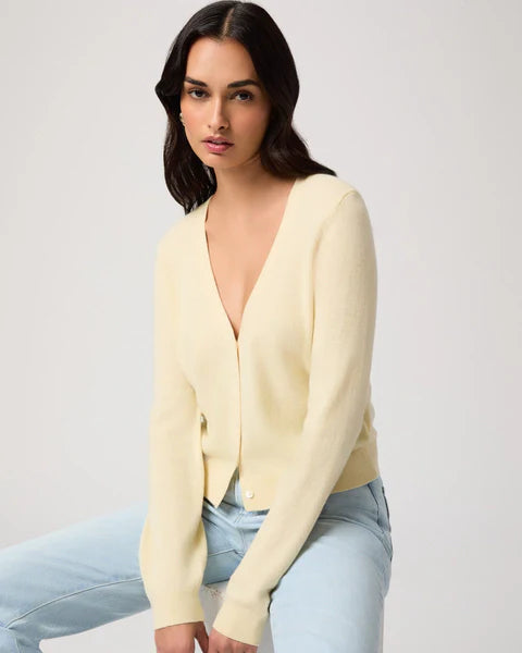 Paige brioche cashmere cardigan Cashmere Knits Paige