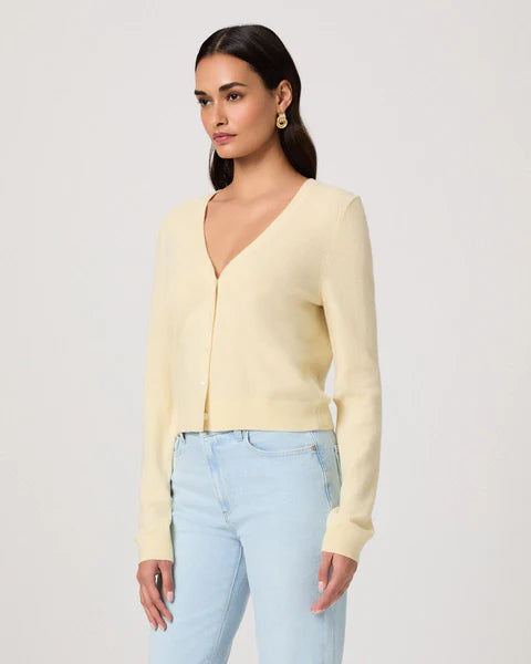 Paige brioche cashmere cardigan Cashmere Knits Paige